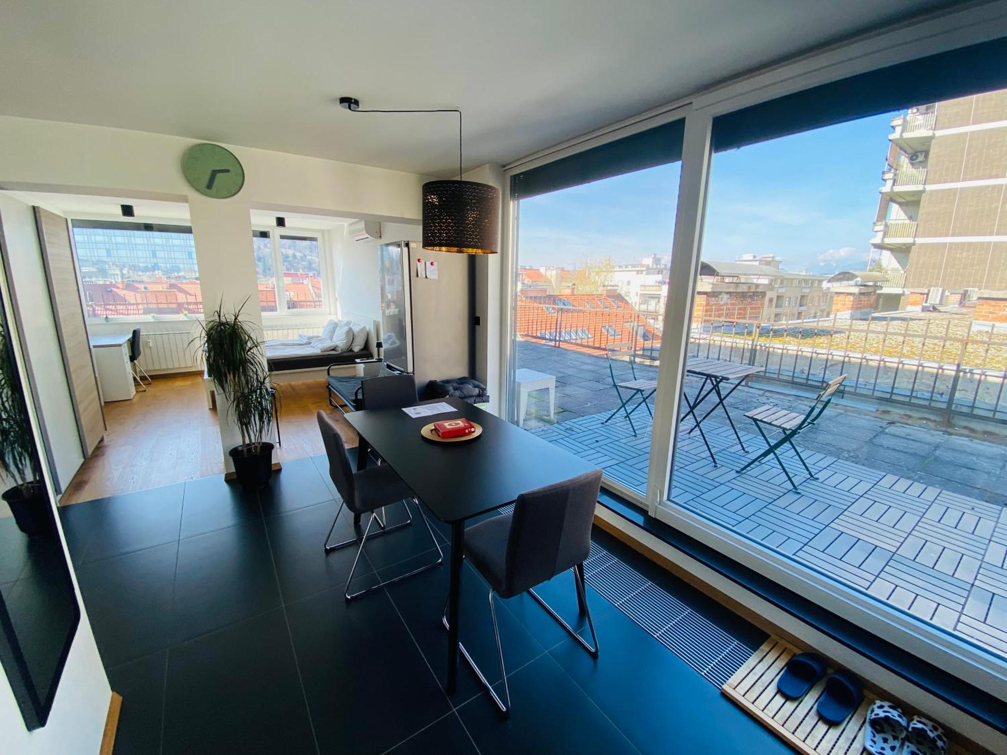 Rok'S Mini Penthouse Appartement Ljubljana Buitenkant foto