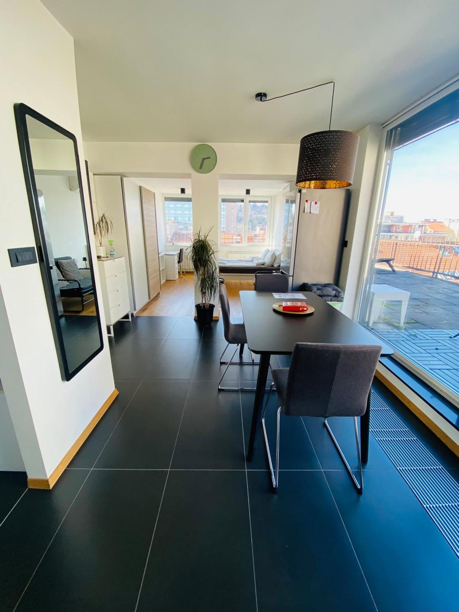 Rok'S Mini Penthouse Appartement Ljubljana Buitenkant foto