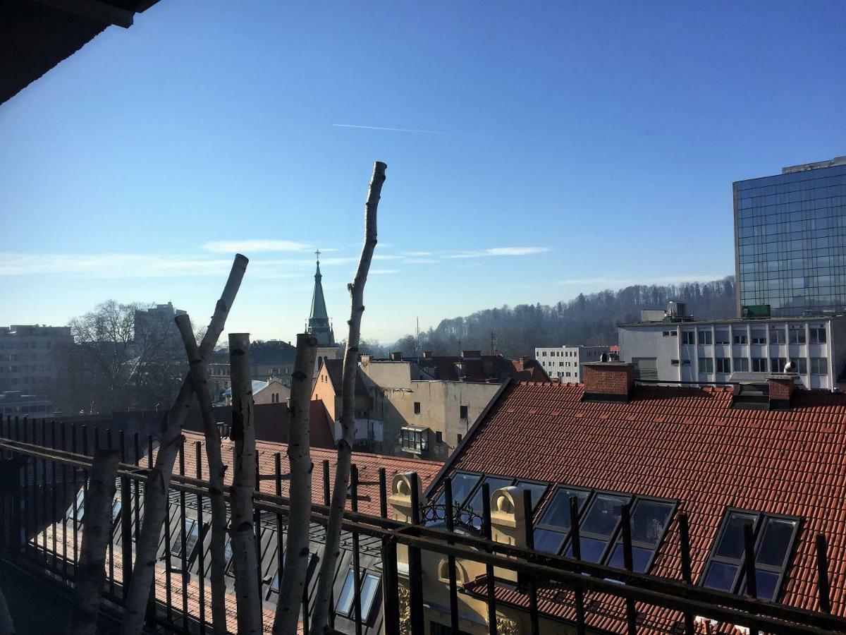 Rok'S Mini Penthouse Appartement Ljubljana Buitenkant foto